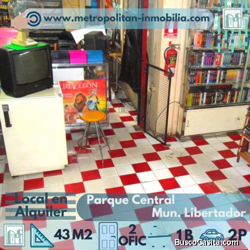 Se Alquila Local 43m2, Parque Central