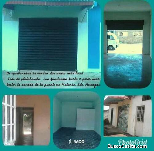 Venta de 2 Anexos + 1 Local