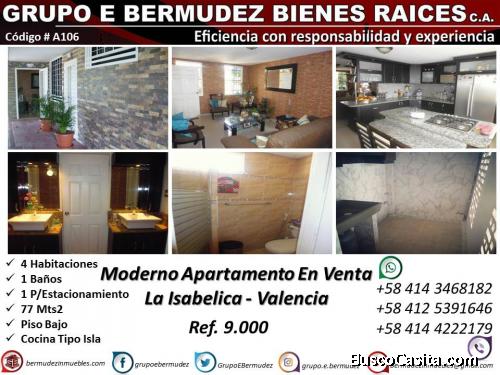 Moderno Apartamento en la Isabelica. Excelentemente Remodelado.