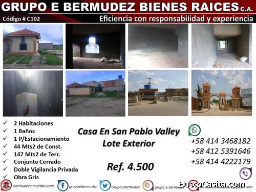 Casa en Obra Gris en Venta: Conjunto Cerrado San Pablo Valley.
