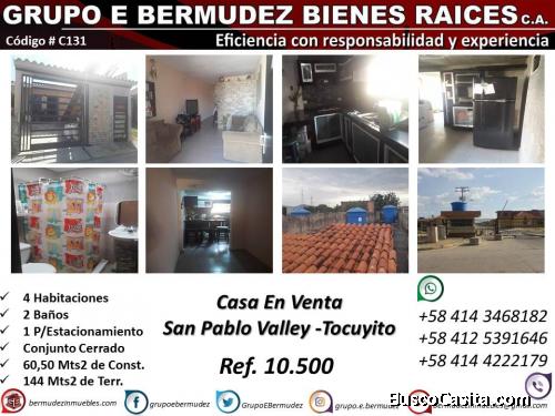 Linda Casa En San Pablo Valley. Doble Vigilancia Privada.60.5 m2