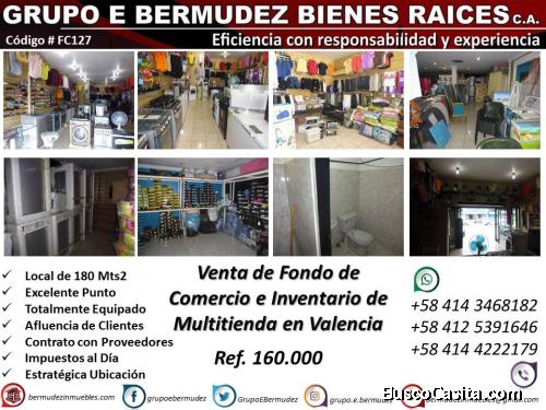 Fondo de Comercio e Inventario de Multi-tienda en Venta. Valencia. 180 m2
