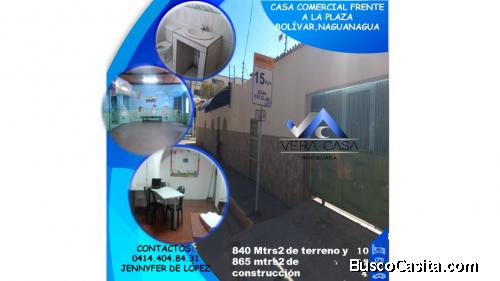 Vende o Alquila Casa Comercial en el Casco  Histórico de Naguanagua (funcionaba antiguamente un cole