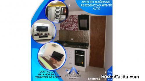 Vende Lujoso Apartamento Mañongo Residencias Monte Alto de 64mts2