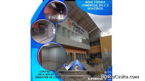 Vende Minitienda comercial en C.C. Goajiros Center de 9.41 mts 
