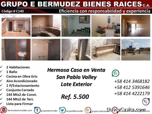 C140. Hermosa Casa en Urb. San Pablo Valley. 144 m2.