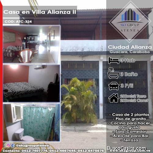 SKY GROUP VENDE CASA EN VILLA ALIANZA ATC-324