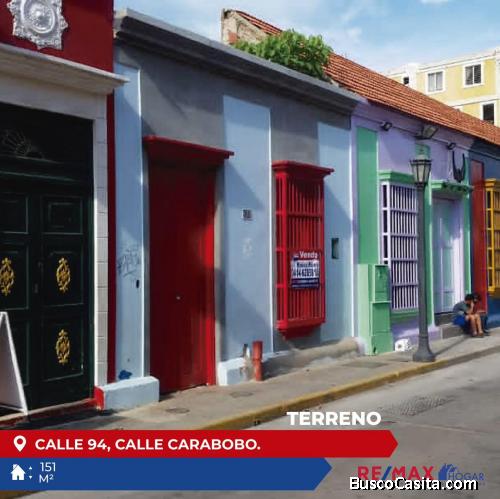 Terreno venta Maracaibo  calle carabobo 220321