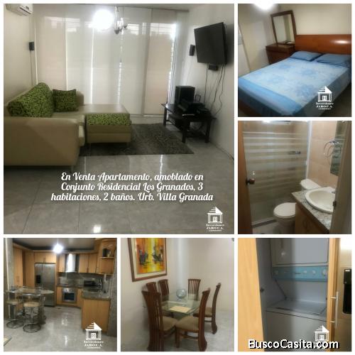 VENDO APARTAMENTO, Conj. Res. Los Granados, Urb. Villa Granada Pto. ordaz
