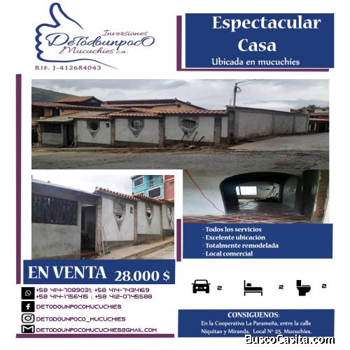Casa en Venta, Mucuchies, Mérida, Venezuela