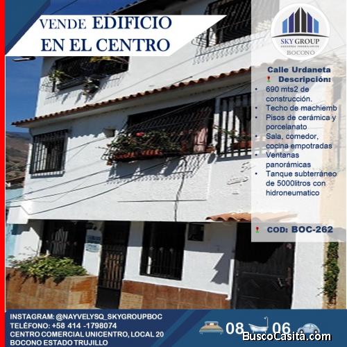 SKY GROUP VENDE EDIFICIO EN PLENO CENTRO DE BOCONO