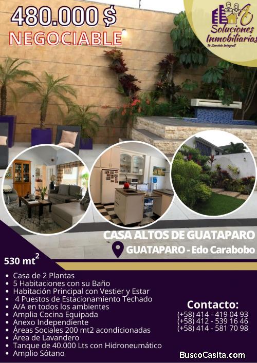 Elegante Casa en Altos de Guataparo - Valencia