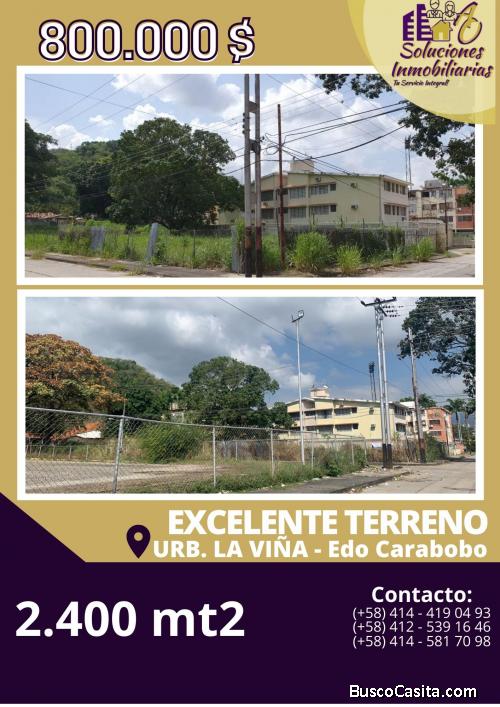 Terreno con excelente ubicación, en venta.