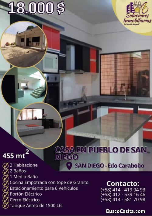 Hermosa casa en venta, El Pueblo, San Diego. 455 m2