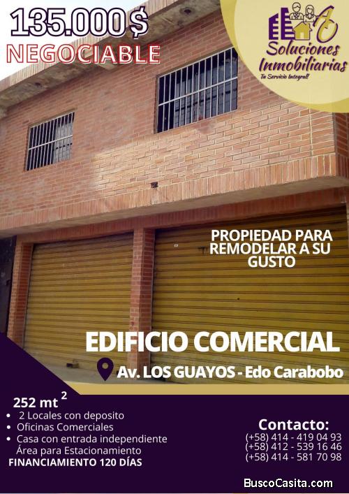 Venta de Locales Comerciales con Oficinas y Casa. Los Guayos