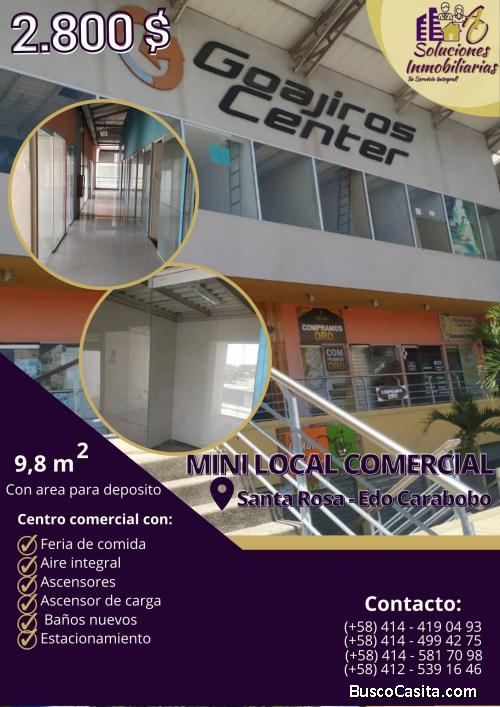 Para Inversionistas: Local Comercial En C.C. Goajiros Center