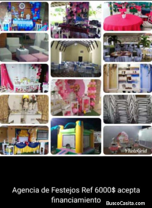 SOLO PARA INVERSIONISTA: INVENTARIO PARA AGENCIA DE FESTEJO EN VENTA
