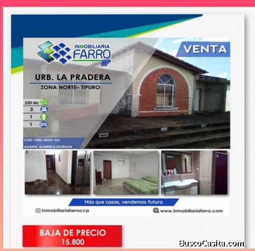 Casa en Urb La Pradera, sector Tipuro, Maturin Edo Monagas. 