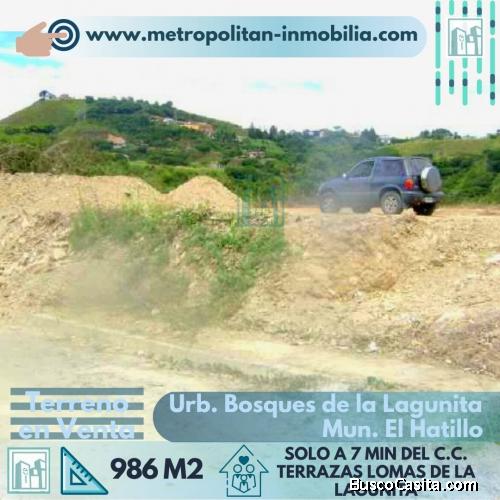 Se Vende Terreno 986m2 Bosques de la lagunita, El Hatillo