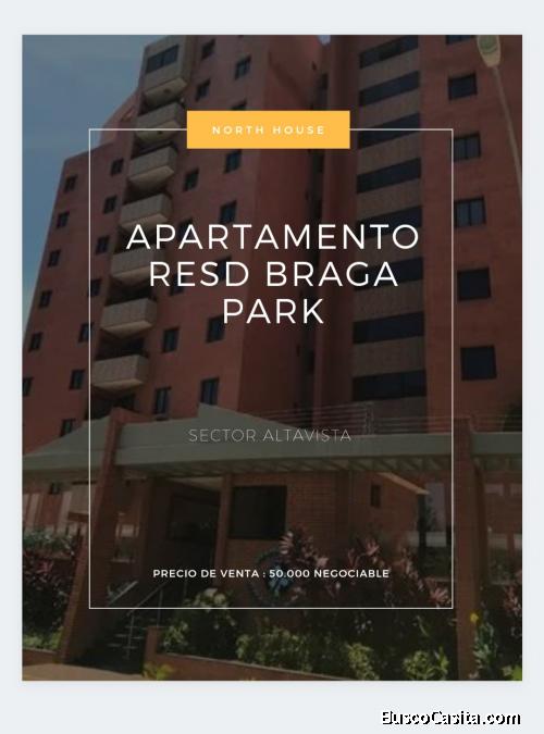 Ofrezco en venta apartamento en resd braga park sector altavista 