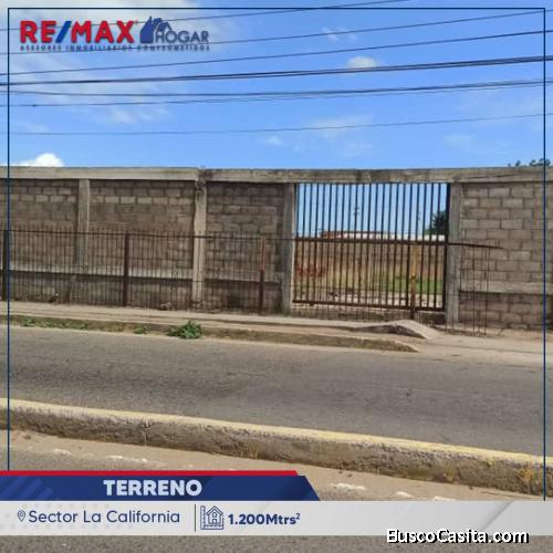 Terreno en venta Maracaibo en sector la California 22/07/21