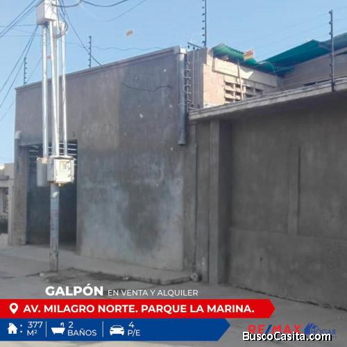Galpón en venta Maracaibo en milagro norte 27/07/21 