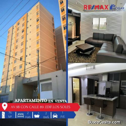 Apartamento en venta Maracaibo en edif los soles 29/07/21