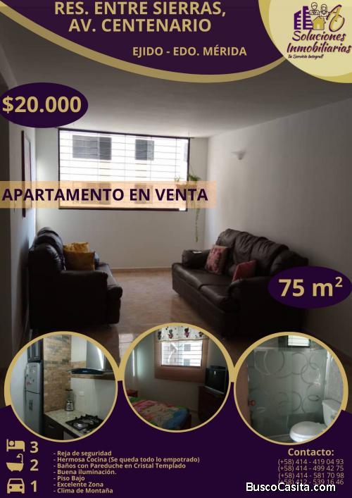Hermoso Apartamento en Venta: Ejido, Mérida