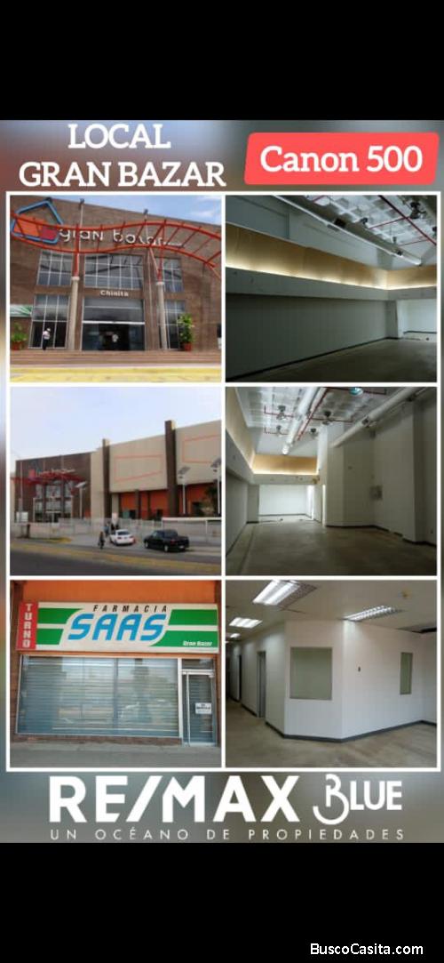 Local comercial en alquiler Maracaibo en gran bazar 02/08/21