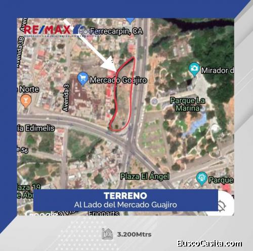 Terreno en venta Maracaibo diagonal al parque la marina 03/08/21