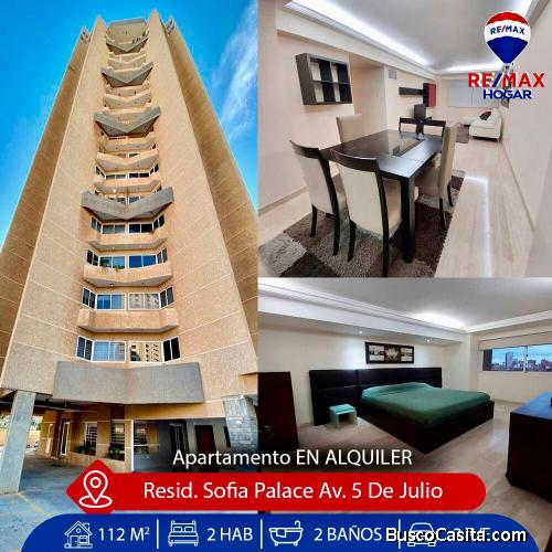 Apartamento en alquiler maracaibo sofía palace 4821