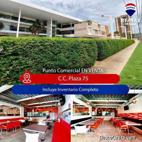 Punto comercial en venta Maracaibo en plaza 75 04/08/21