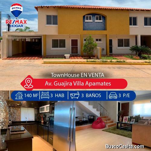 Casa en venta Maracaibo en villa apamates 11/08/21