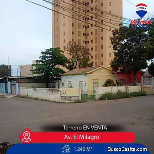 Terreno en venta Maracaibo av milagro 16/08/21          