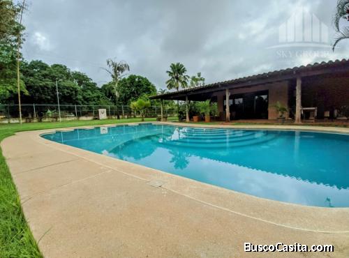 Casa Campestre Con Piscina En Sabana Del Medio Barrera 