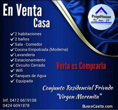 En Venta Casa Amoblada Conjunto Residencial Privado Virgen Morenita