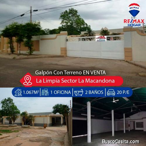 Terreno en venta Maracaibo en la macandona 23/08/21