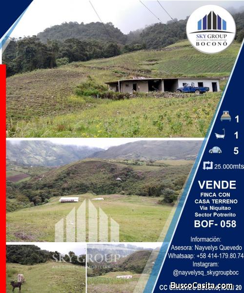 SKY GROUP VENDE FINCA CON TERRENO 