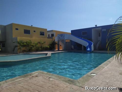 Apartamento Planta Baja Amoblado y equipado en  Villa Luisa Amelia en Ciudad Flamingo Chichiriviche 