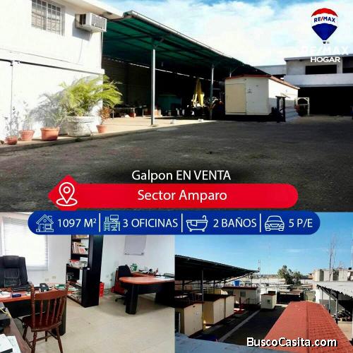 Galpón en venta Maracaibo en sector amparo 30/08/21
