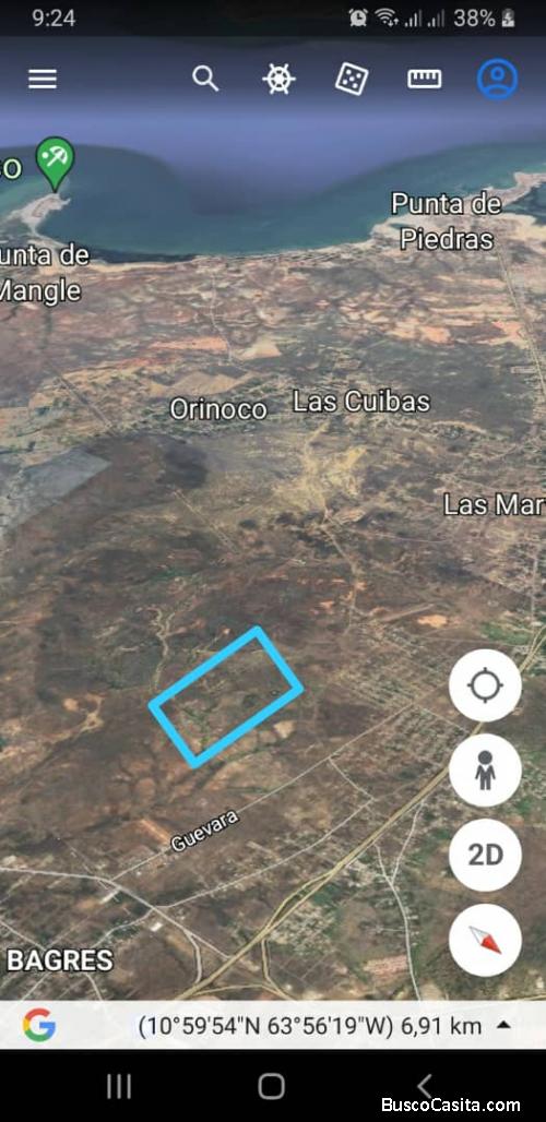 Terreno de gran Extension, Isla de Margarita 