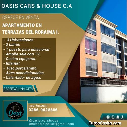 EN VENTA APTO TERRAZAS DEL RORAIMA 1