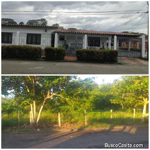 VENTA DE QUINTA Y TERRENO EN El VIGIA EDO MERIDA A PUERTA CERRADA