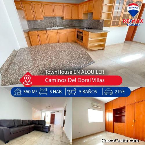 Casa en alquiler Maracaibo en villa caminos del doral 23/11/21 