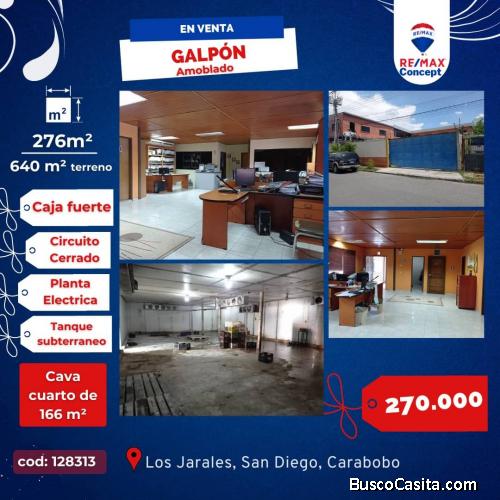 En venta Galpón en complejo Industrial los Jarales