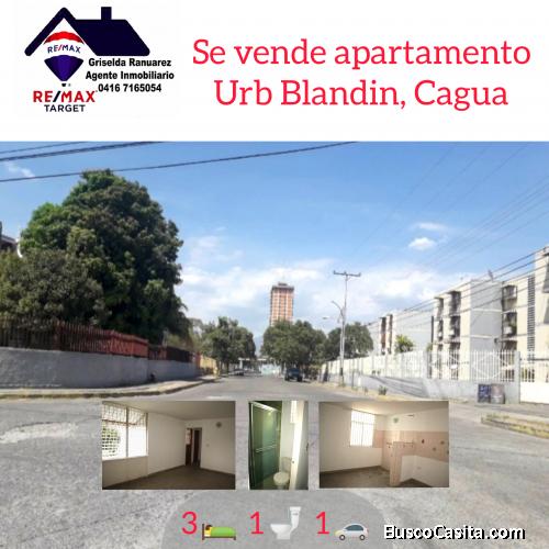 Se vende apartamento Urb Blandin Cagua