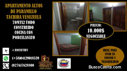 VENDO APARTAMENTO ALTOS DE PARAMILLO SAN CRISTOBAL