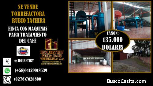 SE VENDE FINCA CON MAQUINARIA PARA TRATAMIENTO DEL CAFE