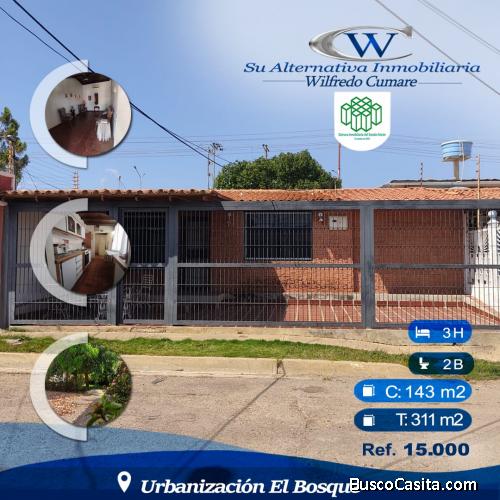 SE VENDE CASA URBANIZACION EL BOSQUE, CORO