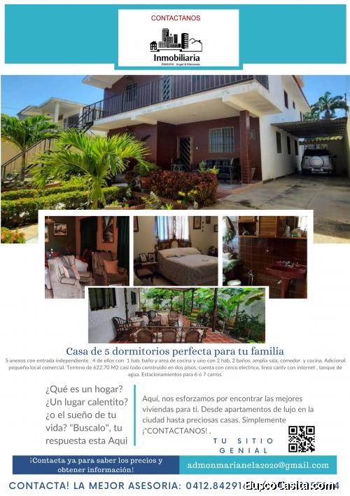 Espectacular Quinta en Cumaná, Edo. Sucre.